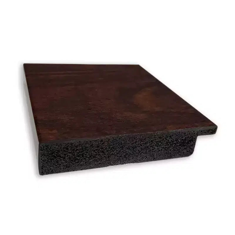 29" x 65" Ganzkörperspiegel zum Anlehnen, braun, ohne Facettenschliff, Rahmen aus Polystyrol, 5ft hoch