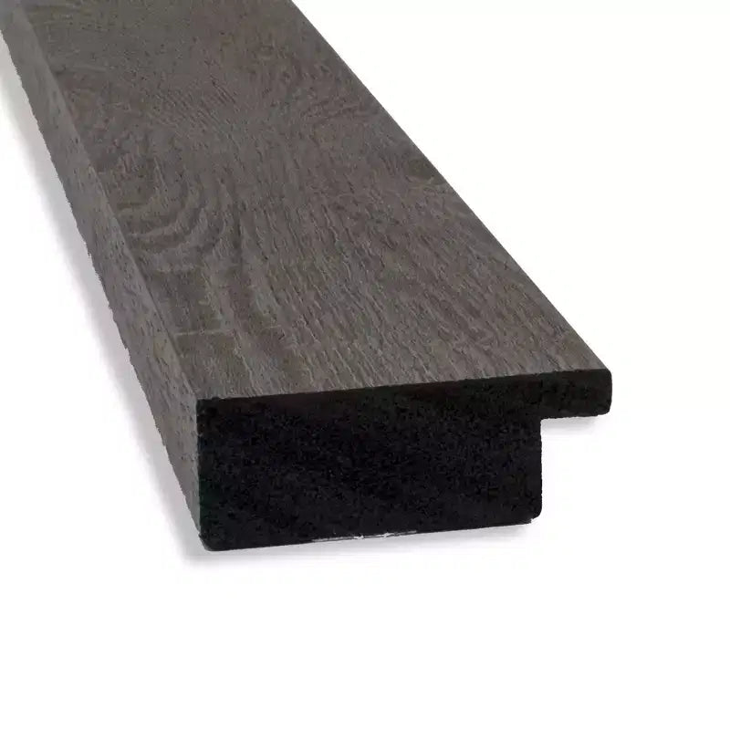 Espejo de pared estrecho de tablones rústicos, decoración rectangular moderna, de 42" x 31", con herrajes de montaje