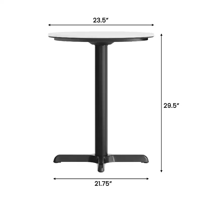 Tablero con tecnología y base en X a la altura de una mesa