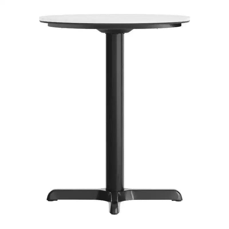 Tablero con tecnología y base en X a la altura de una mesa