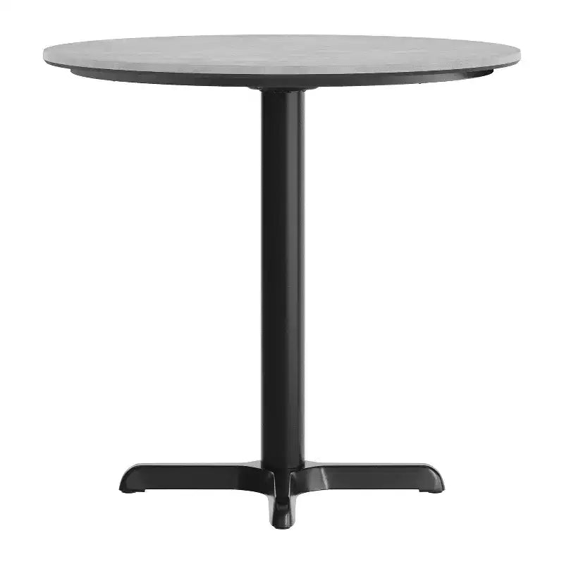 Tablero con tecnología y base en X a la altura de una mesa