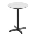 Tablero con tecnología y base en X a la altura de una mesa