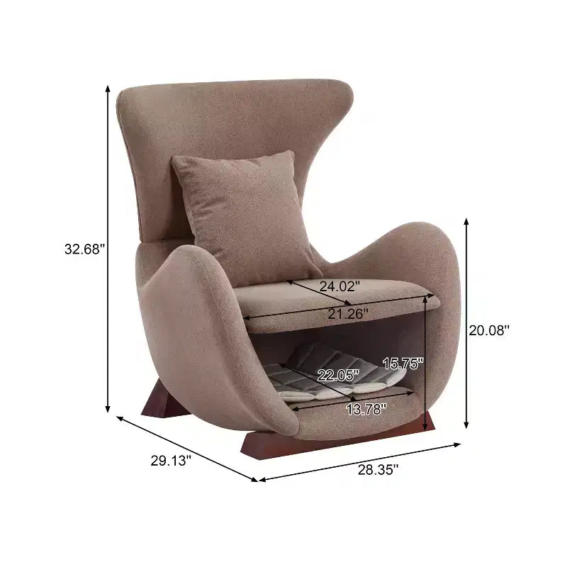Sillón decorativo apto para mascotas con rincón integrado para gatos, sillón moderno de doble capa, acogedor y cómodo, con cama para mascotas