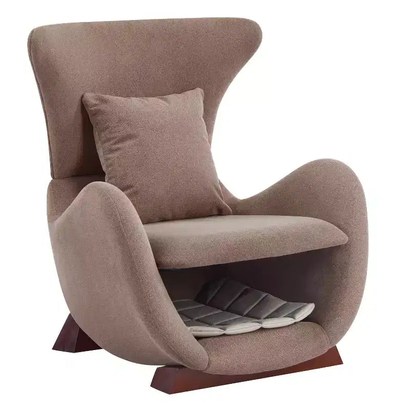 Sillón decorativo apto para mascotas con rincón integrado para gatos, sillón moderno de doble capa, acogedor y cómodo, con cama para mascotas