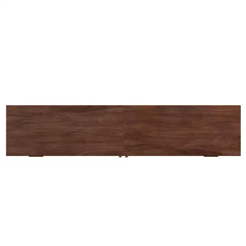 Mueble moderno de ratán para TV de 70, consola multimedia para televisores de hasta 80, centro de entretenimiento con 4 cajones y sistema de organización de cables, marrón oscuro