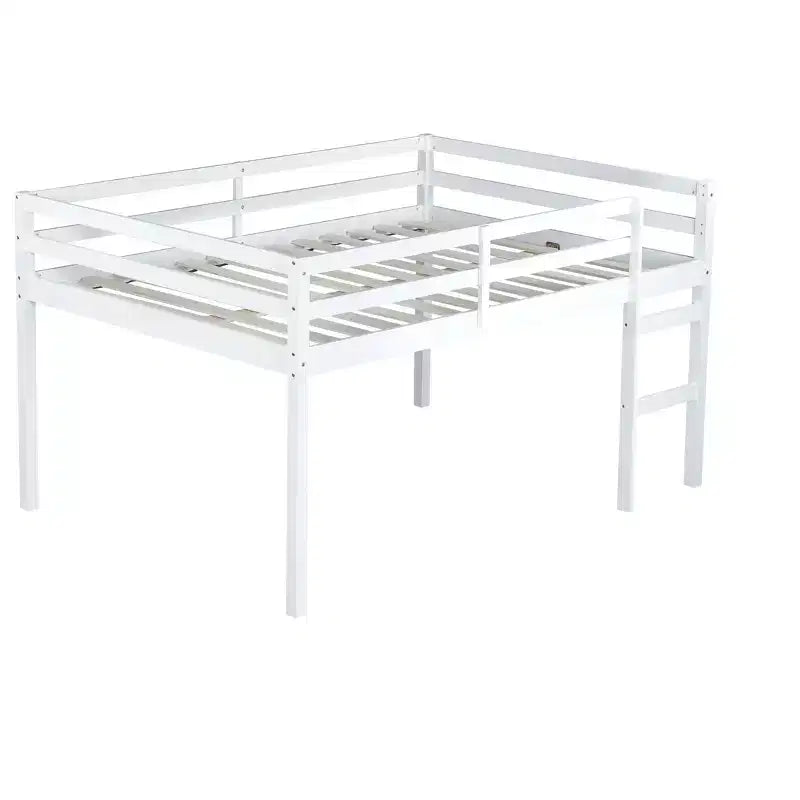 Estructura de cama individual tapizada en cuero sintético, no necesita base para colchón, soporte lumbar