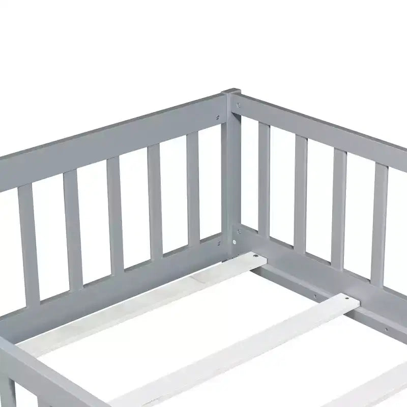 Cadre de lit avec rangement sous le lit, grande capacité de charge, métal robuste