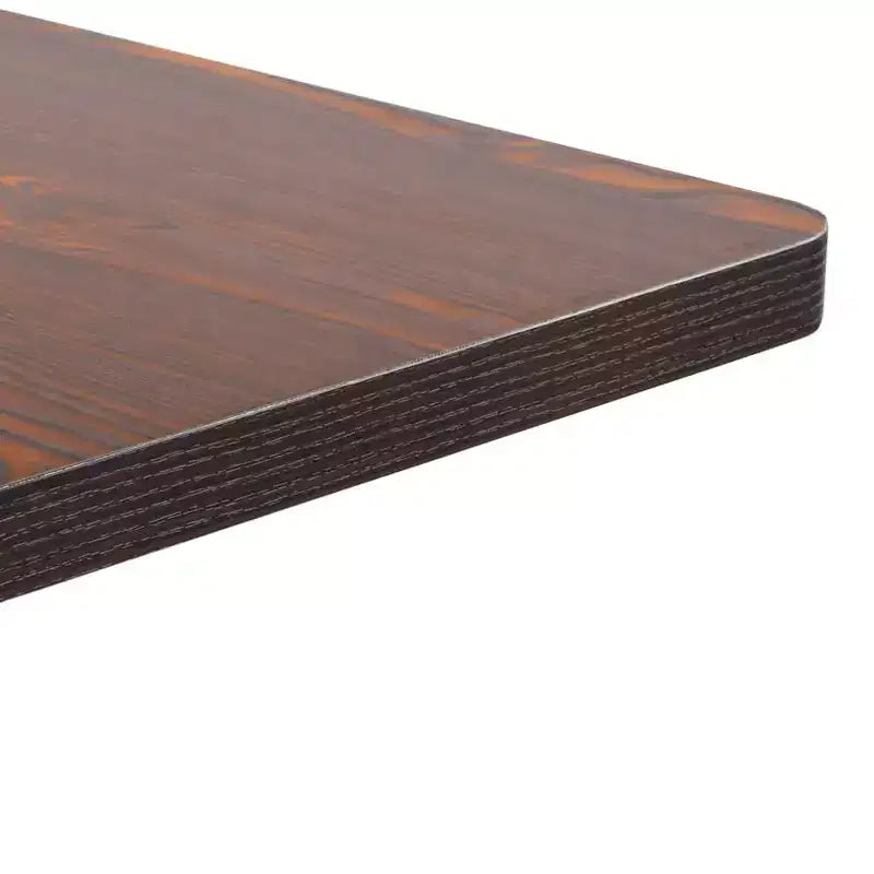 Bistro-Tisch aus dunkelbraunem MDF, 23.6 x 23.6 in, eleganter Bistro-Tisch