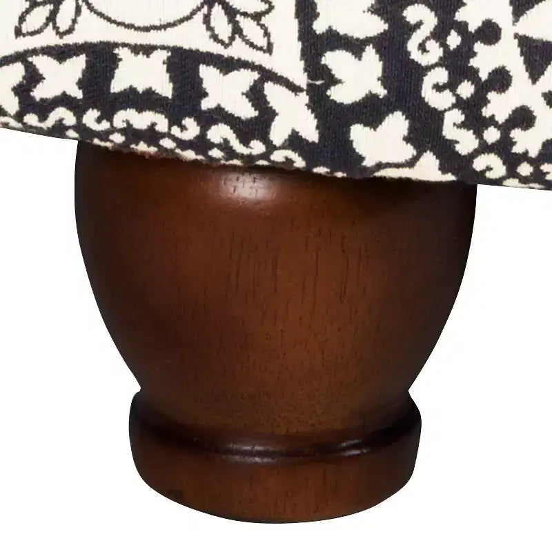 Pouf de rangement de style tribal rétro