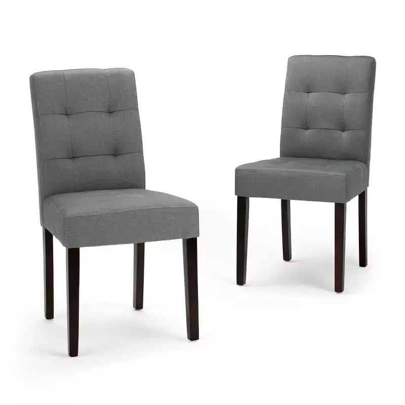 Set of 2 Jefferson Dining Chairs Denim Gray - WyndenHall